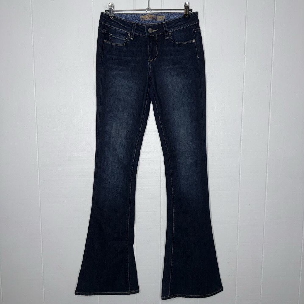 Paige Women’s Lou Lou Flare Jeans Dark Denim Size 25